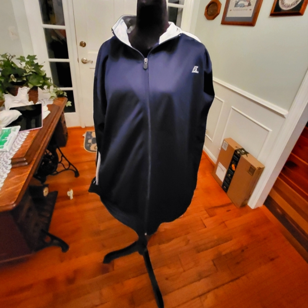 Vintage zip up track jacket Russell XXL